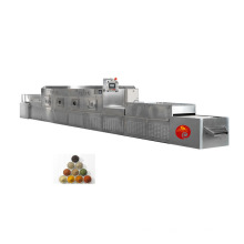 Jinan City  Industrial Tunnel Condiments Microwave Herb Drying Machine Sterilizer